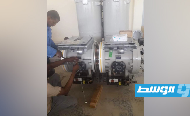 بدء تركيب محطة كهرباء جديدة في نالوت