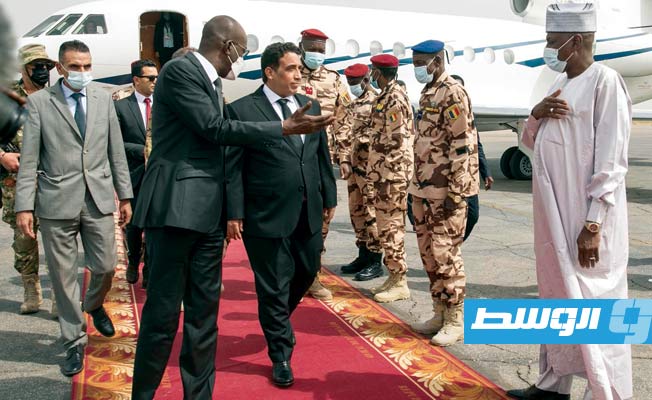 المنفي يصل تشاد للمشاركة في جنازة ديبي