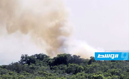 الداخلية: إخماد حريق في غابة عين مارة بالجبل الأخضر
