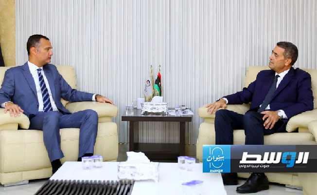 السايح يبحث مع السفير المصري جاهزية «المفوضية» لإجراء الانتخابات البلدية