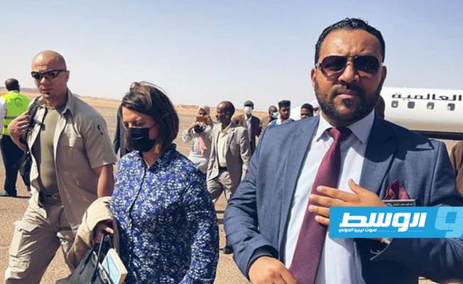 المنقوش تصل إلى سبها