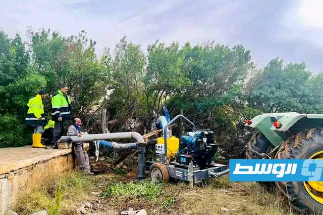 بلدية ترهونة: تشغيل محطة مياه «الحرية» بعد تعقيم خزانها