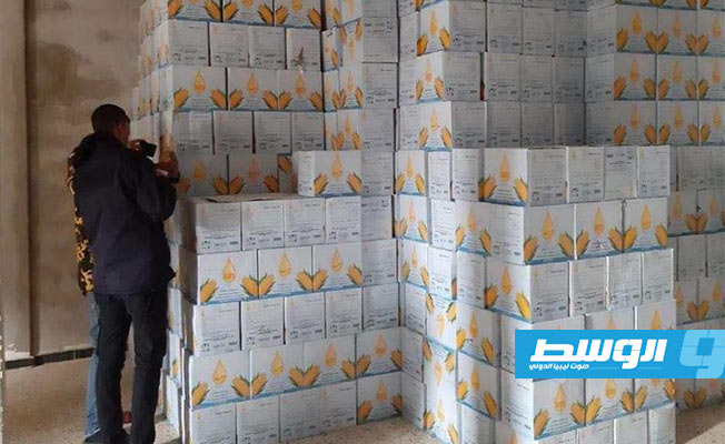 الجفرة تتسلم سلعا تموينية.. وبدء التوزيع في البريقة