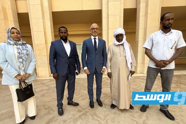 أورلاندو يبحث مع وفد التبو «خارطة تيتيه»