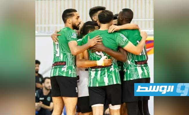 فوز الاتحاد المصراتي على الهدى في الدوري الليبي للكرة الطائرة