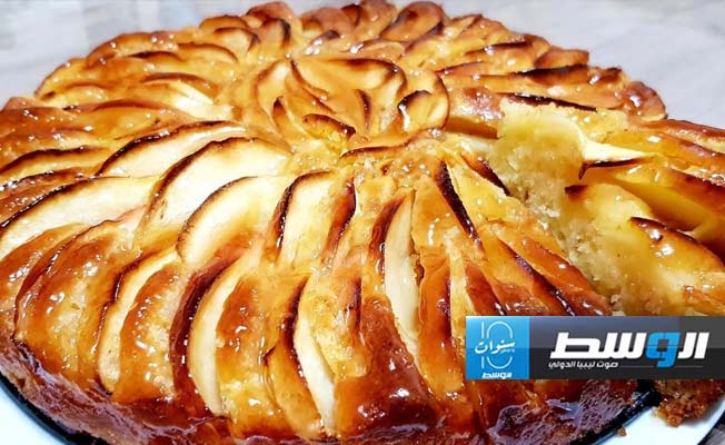 كعكة السينابون والتفاح