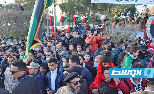 احتفالات بذكرى ثورة 17 فبراير في غريان وترهونة (صور)