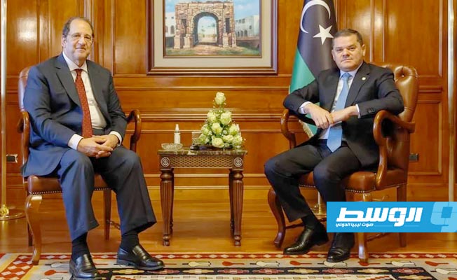 رئيس المخابرات المصرية يعزي الدبيبة في وفاة ابنه