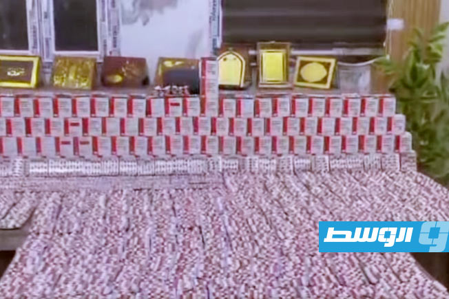مصادرة كمية كبيرة من الأقراص المخدرة في سبها