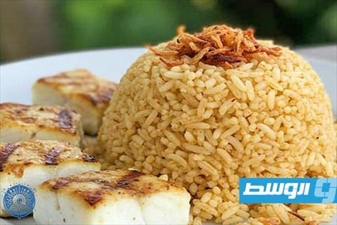 أرز صيادية بالقرفة