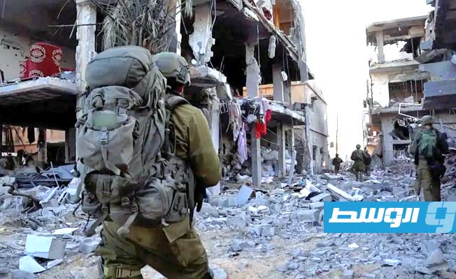 شاهد: المقاومة الفلسطينية تستهدف منزلا تحصن فيه جنود الاحتلال شمال بيت حانون