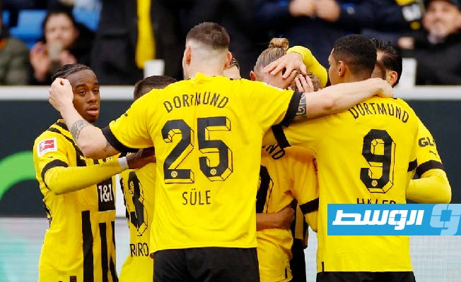 الدوري الألماني: بروسيا يرتقي للصدارة مؤقتا بفوز على هوفنهايم