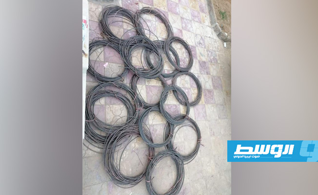 إحباط سرقة أسلاك كهرباء في القره بوللي
