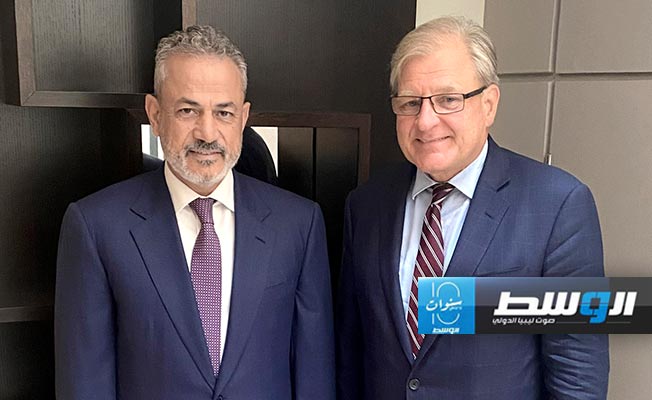 نورلاند يناقش مع بن قدارة توقف الإنتاج في حقل الشرارة