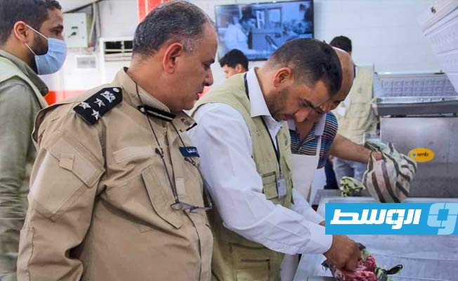 مديرية أمن بني وليد تطالب القصابين بختم اللحوم في السلخانات المعتمدة
