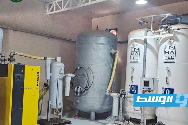 تشغيل مصنع الأكسجين بمستشفى جراحة الأطفال في بنغازي