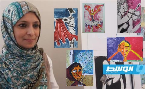 الفنانة التشكيلية فايزة الغناي