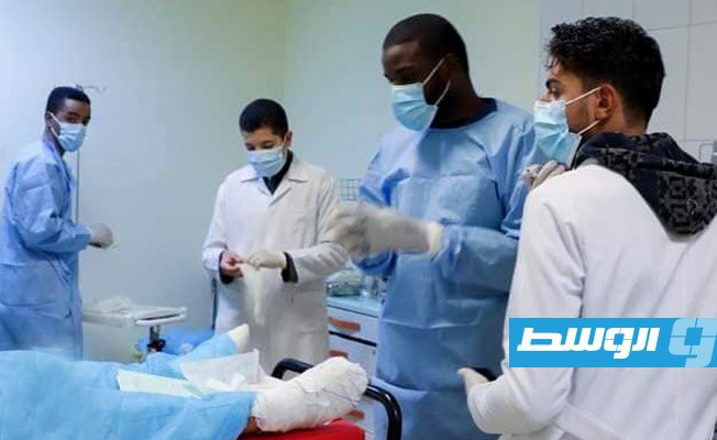 إصابة مدنيين من منطقة الوشكة جراء انفجار لغم