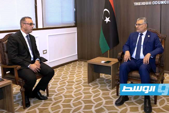 تكالة يستعرض مع السفير الفلسطيني المستجدات الإنسانية في غزة