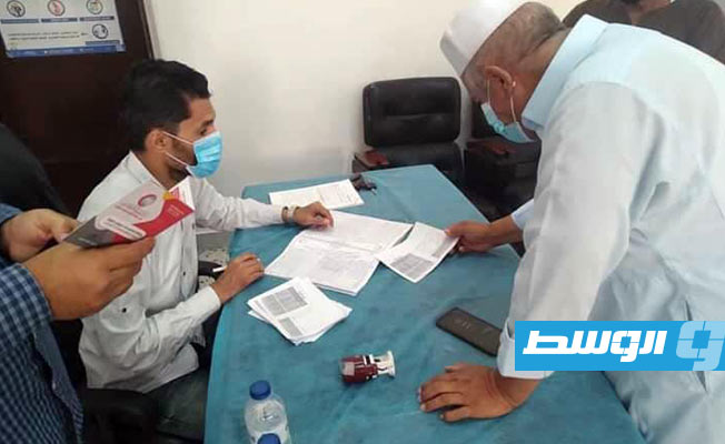 إعلان عدد المطعمين باللقاحات ضد فيروس كورونا في سرت