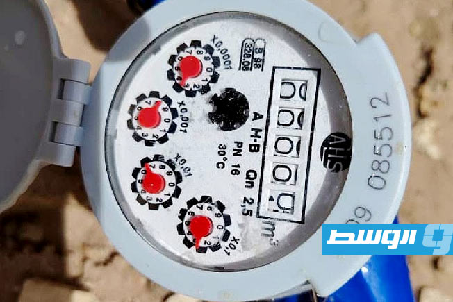 تركيب عدادات مياه لمحال تجارية في أوجلة