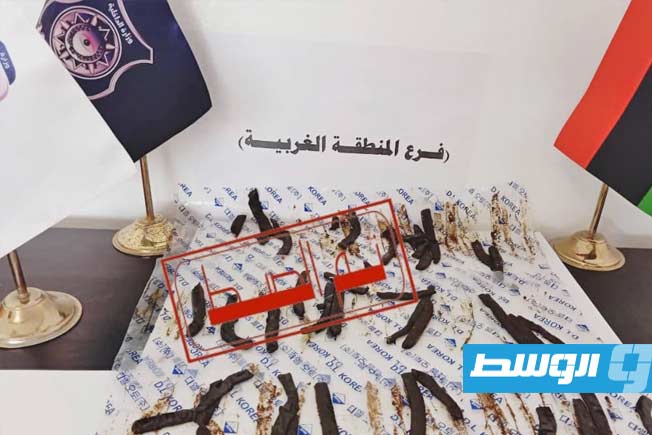 ضبط شخص بحوزته مواد مخدرة في الزاوية