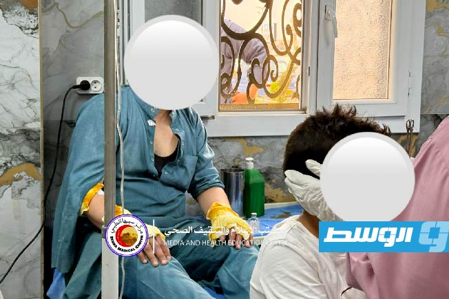 مصابون بينهم عائلة في حريق «محطة وقود الجديد» في سبها