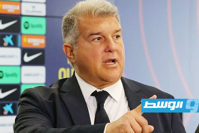 لابورتا يتهم التحكيم وملعب متروبوليتانو بالتسبب في هزيمة برشلونة أمام أتلتيكو مدريد