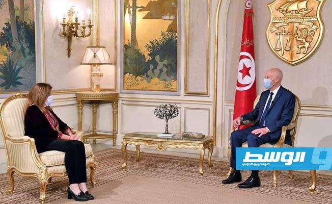 سعيد يؤكد استعداد تونس لوضع كل الإمكانات لإنجاح ملتقى الحوار السياسي الليبي