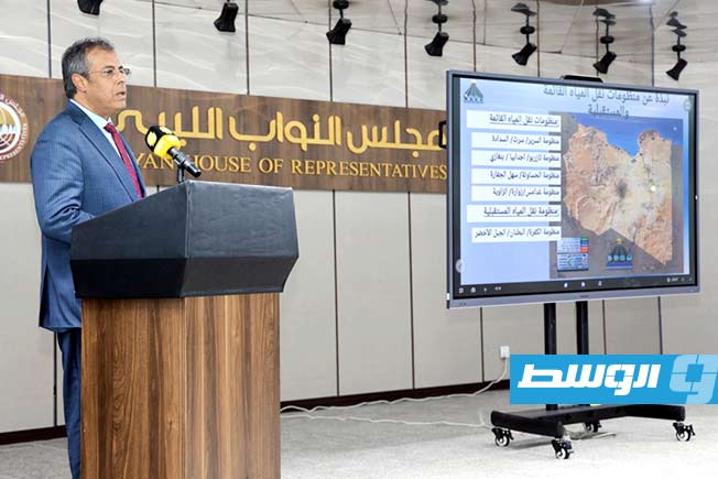 بومطاري يطلع «النواب» على معوقات عمل جهاز النهر الصناعي