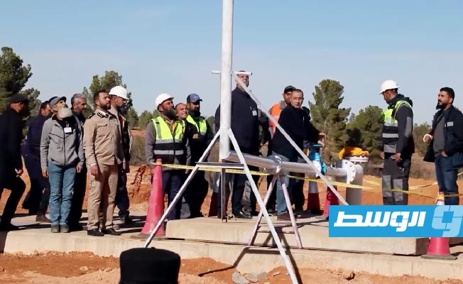 تدفق مياه النهر إلى مدينة الرجبان لأول مرة (فيديو)