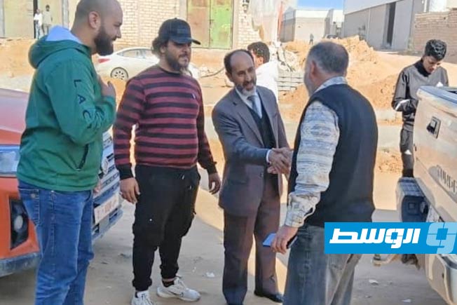 إزالة العوائق لتنفيذ مشاريع البنية التحتية في تاجوراء