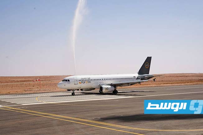 مطار الزنتان يستقبل أولى الرحلات بعد تطويره