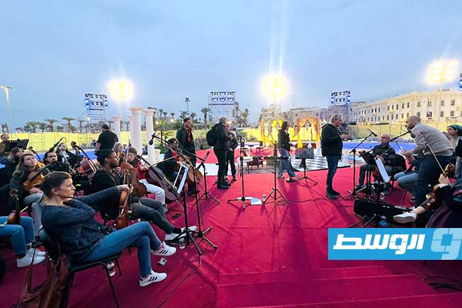 الأوركسترا الإيطالية العالمية «Orchestra Italiana del Cinema» في افتتاح المتحف الوطني الليبي