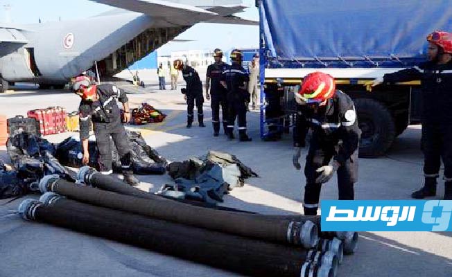 وصول أولى المساعدات التونسية إلى شرق ليبيا