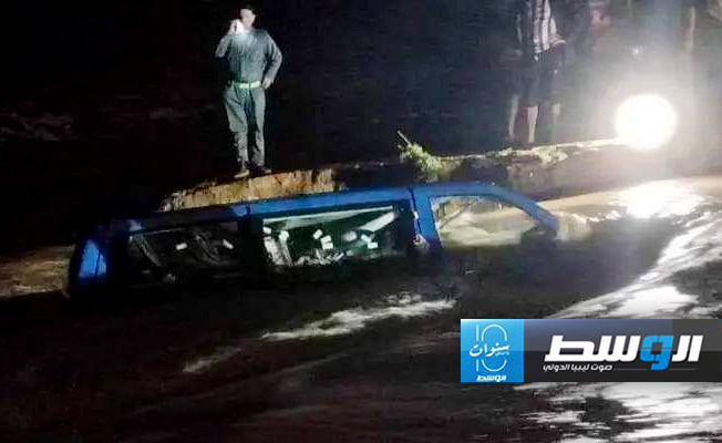 وفاة مواطن جراء السيول في بني وليد