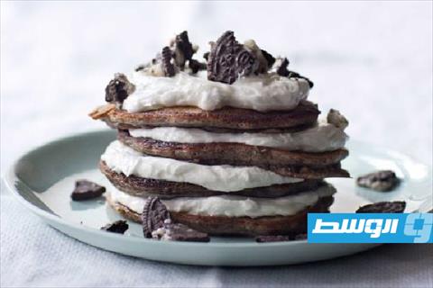 بان كيك أوريو.. تحلية مبتكرة لمحبي الشوكولاتة