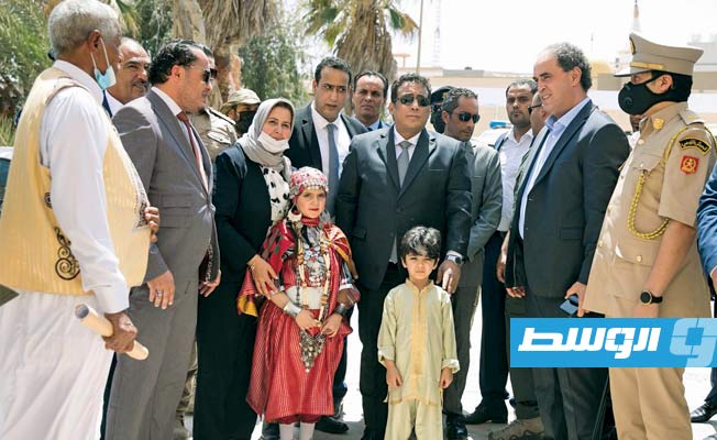 بالصور: المنفي يزور درنة ويلتقي عميد البلدية والحكماء والأعيان