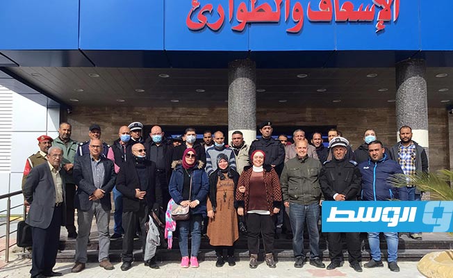 وصول الدفعة الثانية من الأطباء المصريين إلى مستشفى المقريف أجدابيا