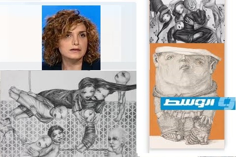 الفنانة التشكيلية السورية «رندا مداح»