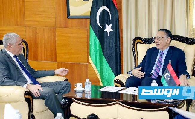 الحويج يبحث مع سفير ألمانيا تفعيل الاتفاقيات التجارية والاستثمارية بين البلدين