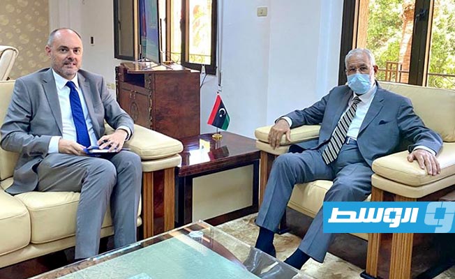سيالة يبحث مع سفير الاتحاد الأوروبي تطورات الأوضاع الميدانية والسياسية