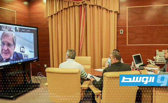 نورلاند يؤكد لوزير الصحة استعداد الشركات الأميركية للتعاون مع ليبيا وتوفير لقاحات كورونا