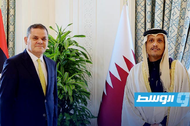 الدبيبة يبحث مع رئيس وزراء قطر «استئناف الرحلات» والتعاون الاقتصادي