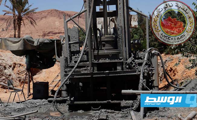 حفر بئر مياه في نالوت