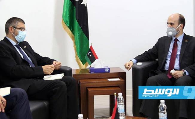 إدارة التواصل والإعلام: عماري والسفير الأوروبي يؤكدان ضرورة إجراء انتخابات برلمانية لتوحيد المؤسسات السيادية
