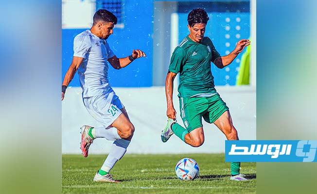 بالفيديو.. الأهلي طرابلس يفرض التعادل على النصر في «سداسي التتويج»