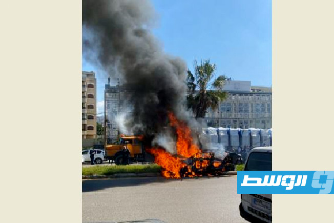 مقتل شخص في غارة إسرائيلية على سيارة في صيدا اللبنانية