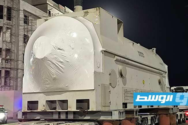 مديرية أمن طرابلس: تأمين تنفيذ المرحلة الثانية من نقل المولد الكهربائي لمحطة جنوب طرابلس
