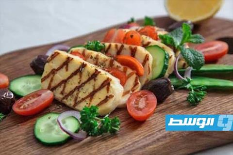 حلوم مشوية بالخضروات